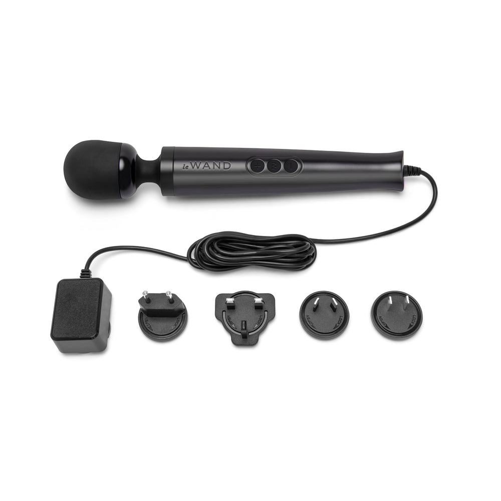LE WAND - DIE CAST PLUG-IN MASSAGER BLACK
