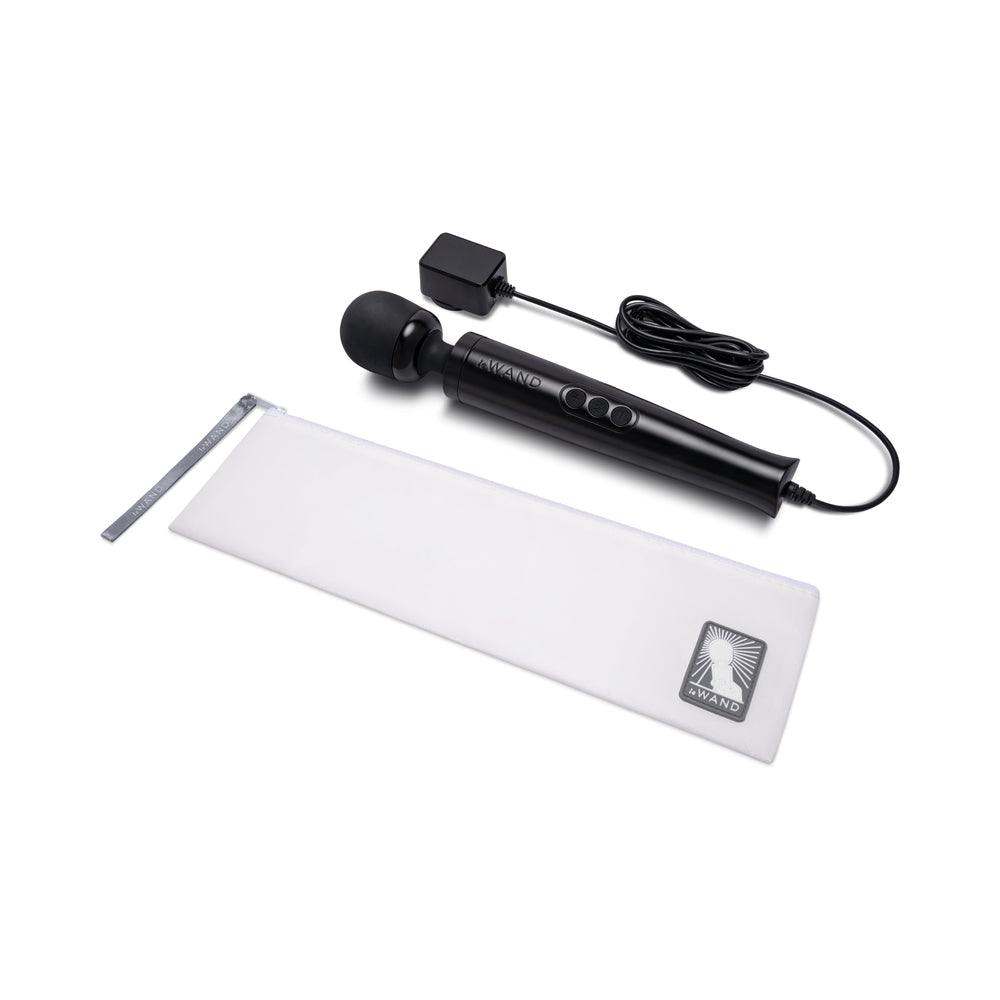 LE WAND - DIE CAST PLUG-IN MASSAGER BLACK