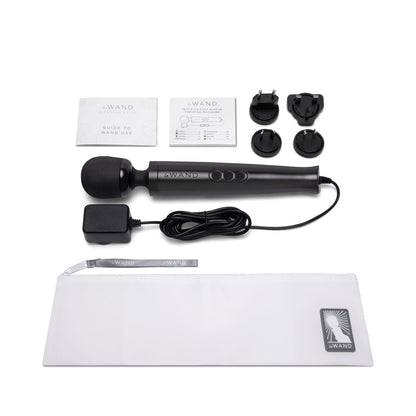LE WAND - DIE CAST PLUG-IN MASSAGER BLACK