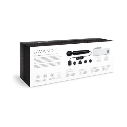 LE WAND - DIE CAST PLUG-IN MASSAGER BLACK