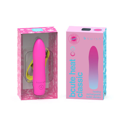 B SWISH - VIBRADOR CALENTABLE CLÁSICO BCUTE INFINITE HEAT ROSA