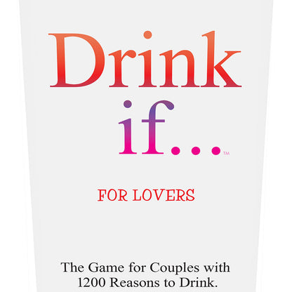 DRINK IF... FOR LOVERS GAME