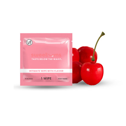 SWEETUMS - INTIMATE WIPES CHERRY INDIVIDUAL