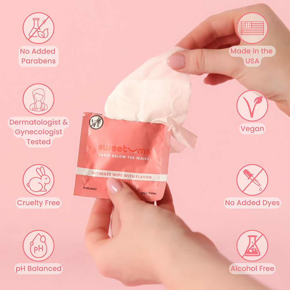 SWEETUMS - INDIVIDUAL WIPES CHERRY 