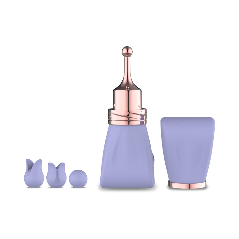 GLOBAL NOVELTIES - WINX GOGO BOW PINPOINT MASSAGER WITH ATTACHMENTS