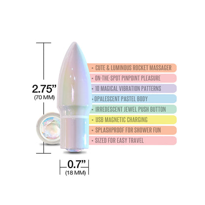 NOVEDADES GLOBALES - VIBRADOR WINX STAR TICKLES CON GEMA