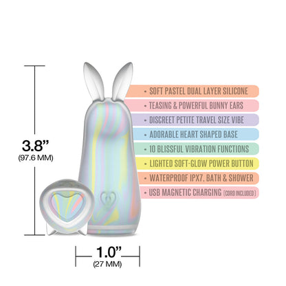 NOVEDADES GLOBALES - VIBRADOR DE SILICONA SQUISHY WINX HIPPITY HOPPITY