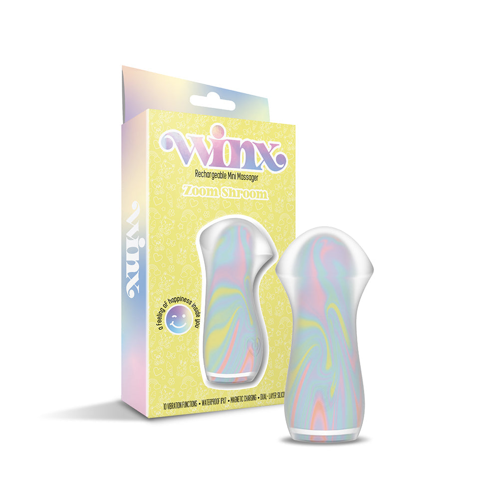 GLOBAL NOVELTIES - WINX ZOOM SHROOM SQUISHY SILICONE VIBRATOR
