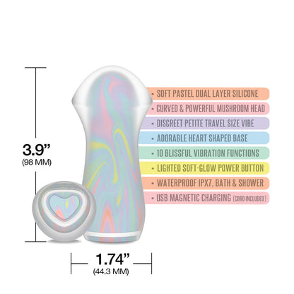 GLOBAL NOVELTIES - WINX ZOOM SHROOM SQUISHY SILICONE VIBRATOR