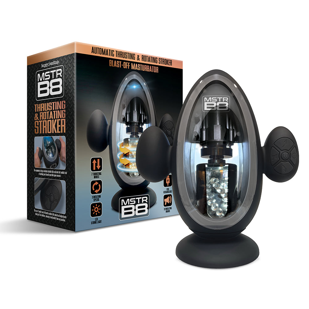 MSTR B8 BLAST OFF AUTOMATIC THRUSTING AND VIBRATING STROKER