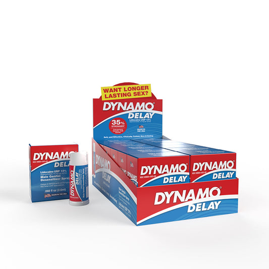 DYNAMO WELLNESS - DYNAMO DELAY TO GO IN POP BOX 12PCS