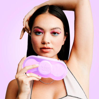 VUSH AURA WIRELESS RECHARGABLE TENS DEVICE WITH TRAVEL CASE