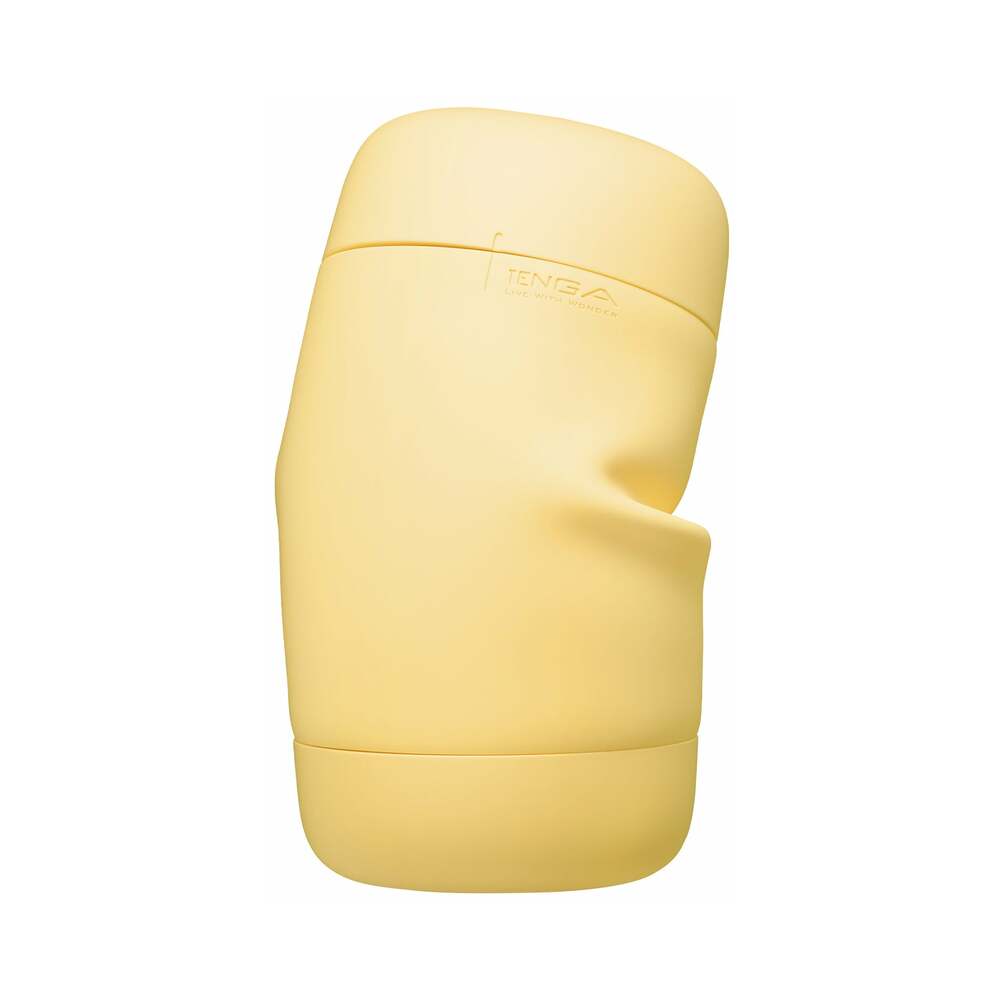 TENGA PUFFY STROKER CUSTARD YELLOW