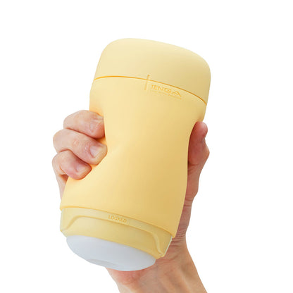 TENGA PUFFY STROKER CUSTARD YELLOW