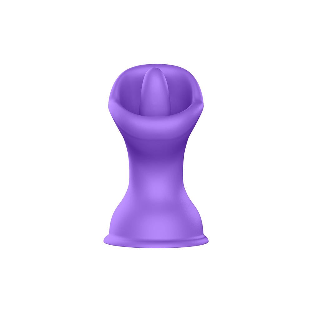LUV INC MV57: MOUTH & TONGUE VIBRATOR PURPLE