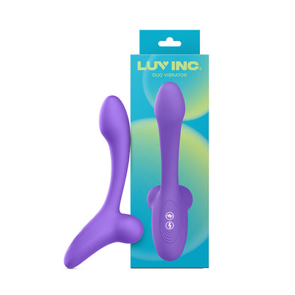 LUV INC DV35: DUO VIBRATOR PURPLE