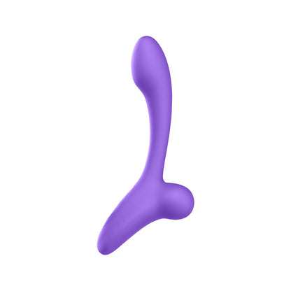 LUV INC DV35: DUO VIBRATOR PURPLE