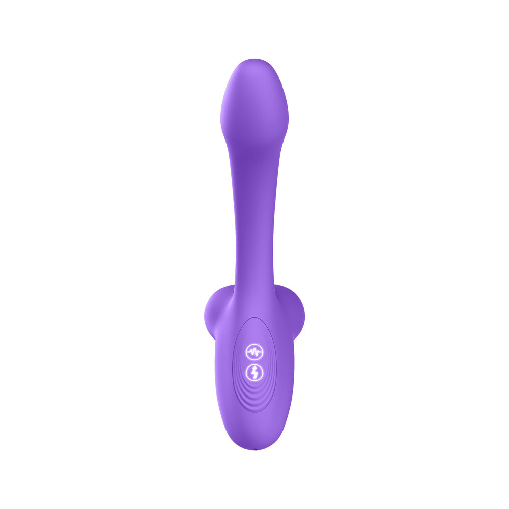 LUV INC DV35: DUO VIBRATOR PURPLE