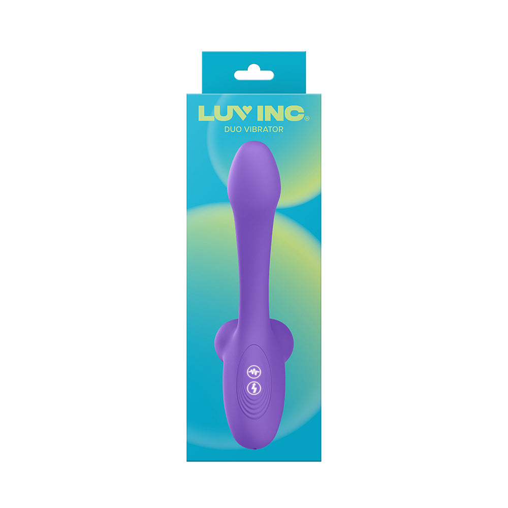 LUV INC DV35: DUO VIBRATOR PURPLE