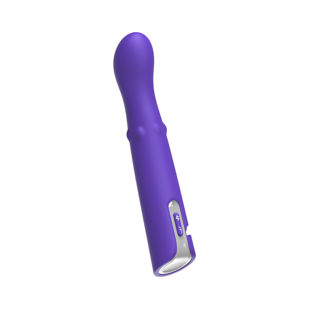 LUV INC. - LUV INC GB63: G-SPOT VIBRATOR WITH MOVING BEADS PURPLE