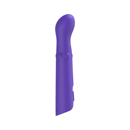 LUV INC GB63: G-SPOT VIBRATOR WITH MOVING BEADS PURPLE