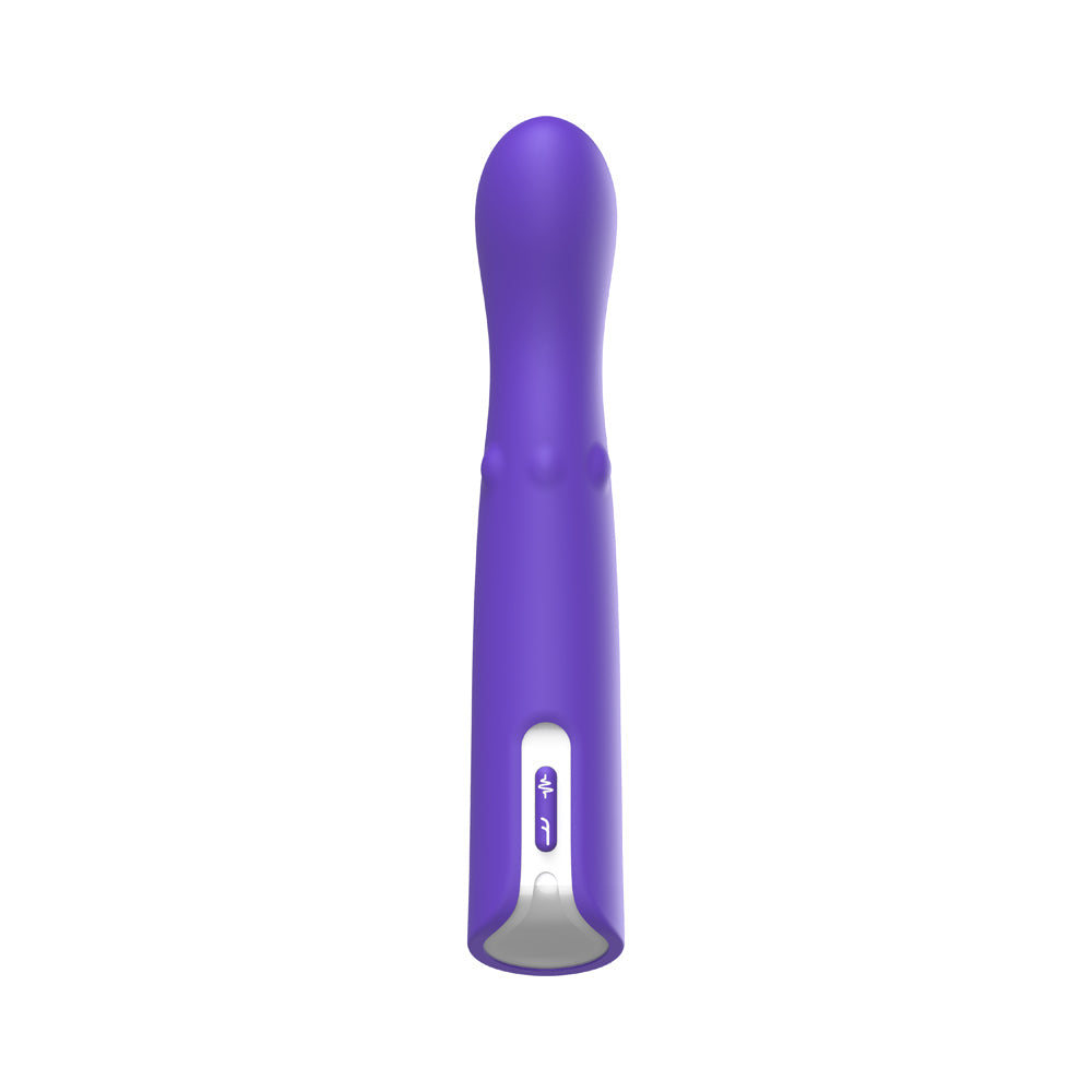 LUV INC GB63: G-SPOT VIBRATOR WITH MOVING BEADS PURPLE