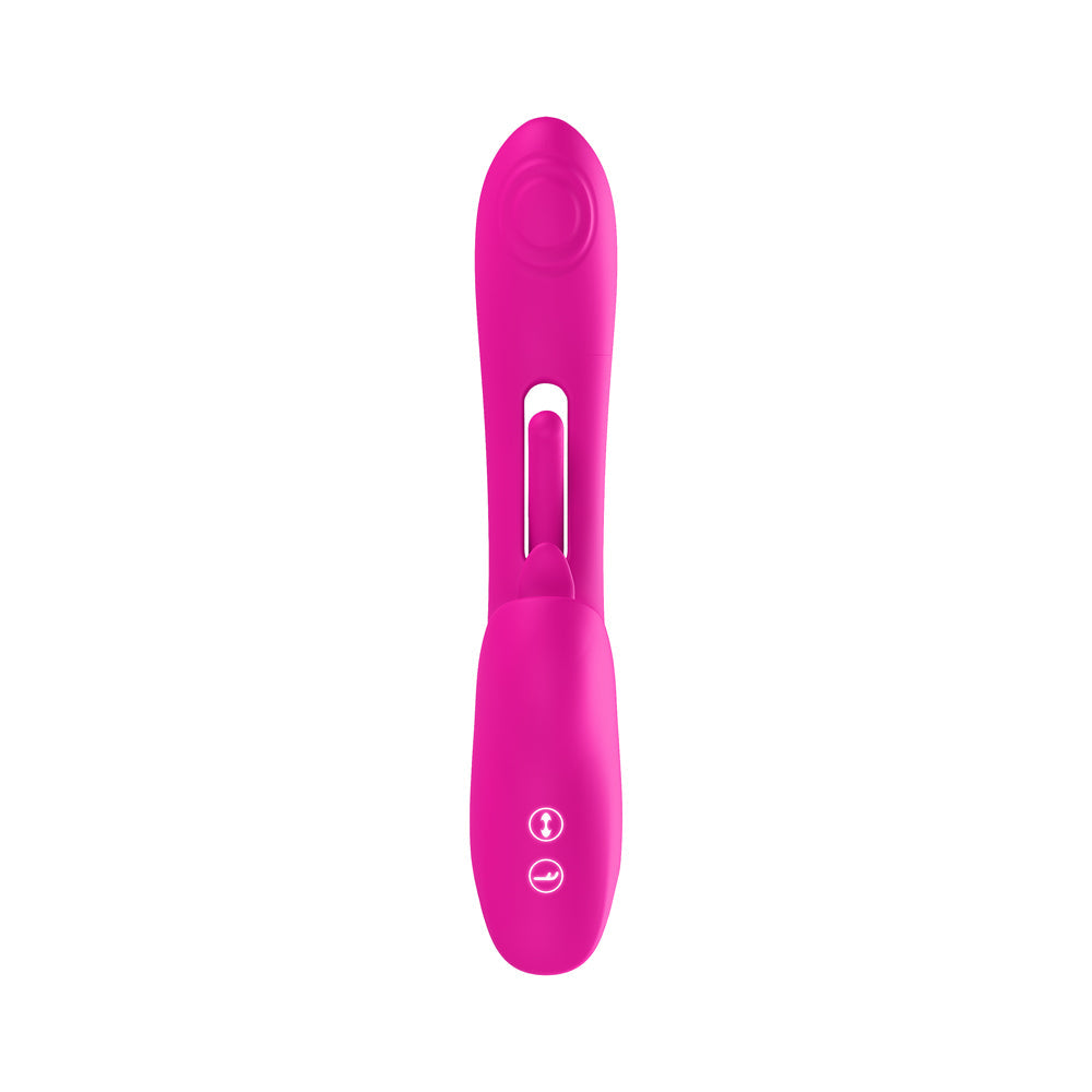 LUV INC. - LUV INC TR46: TAPPING TONGUE RABBIT VIBRATOR PINK