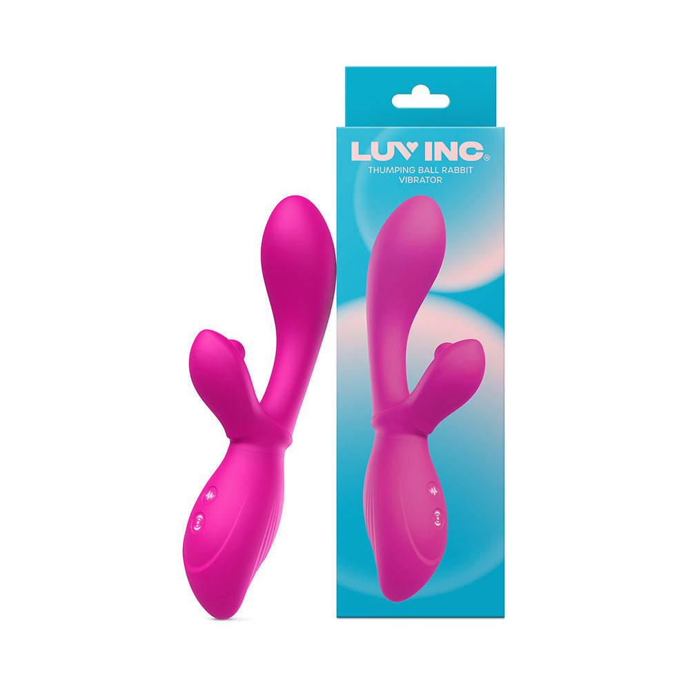 LUV INC TB58: THUMPING BALL RABBIT VIBRATOR PINK