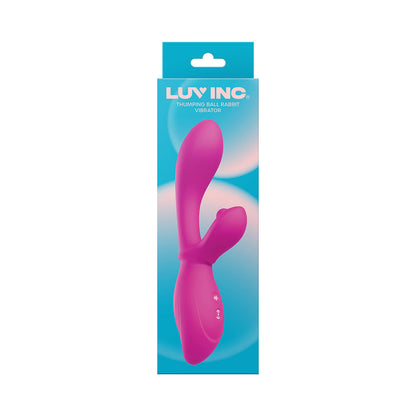 LUV INC TB58: THUMPING BALL RABBIT VIBRATOR PINK