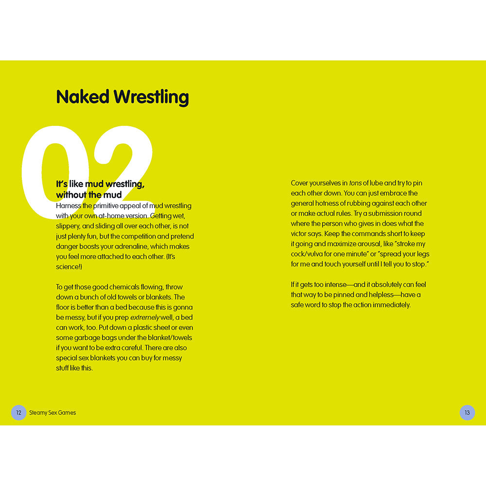 STEAMY SEX GAMES: A NAUGHTY/NICE PLAYBOOK FOR ADVENTUROUS COUPLES