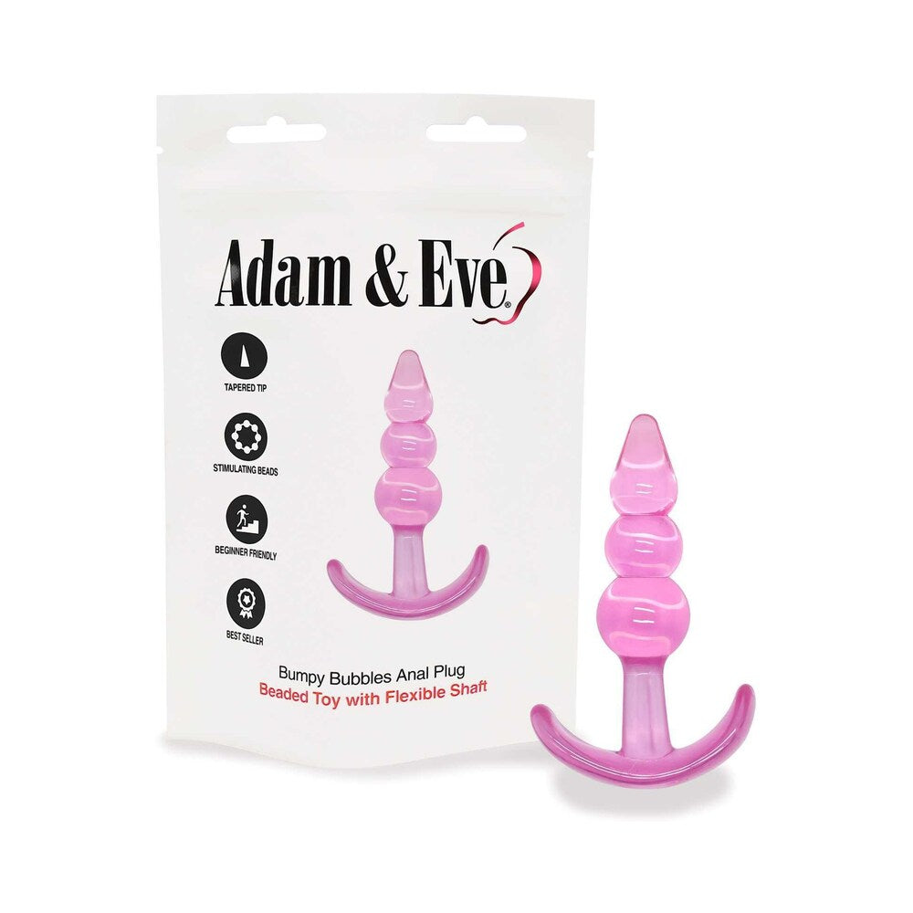 ADAM & EVE - BUMPY BUBBLES ANAL PLUG (BAG PACKAGING)
