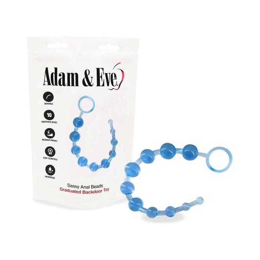 ADAM & EVE SASSY ANAL BEADS (BAG PACKAGING)