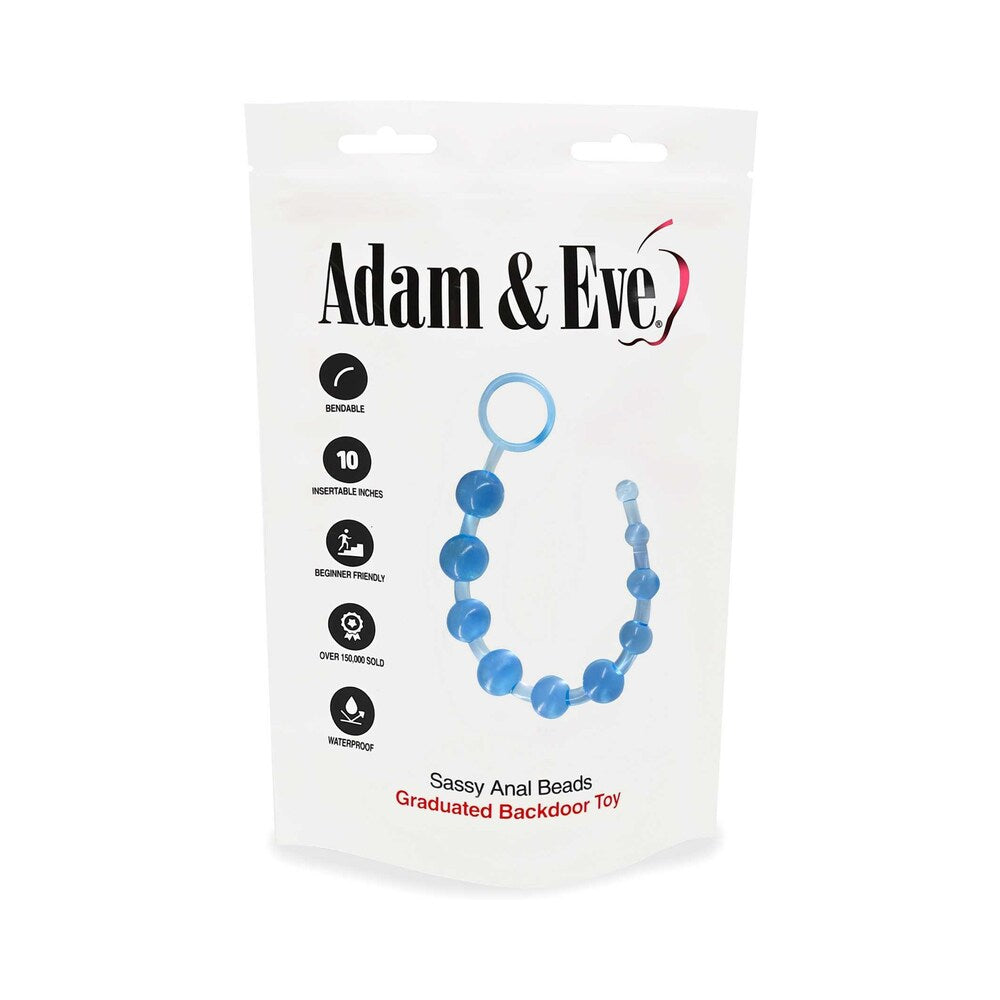 ADAM & EVE SASSY ANAL BEADS (BAG PACKAGING)
