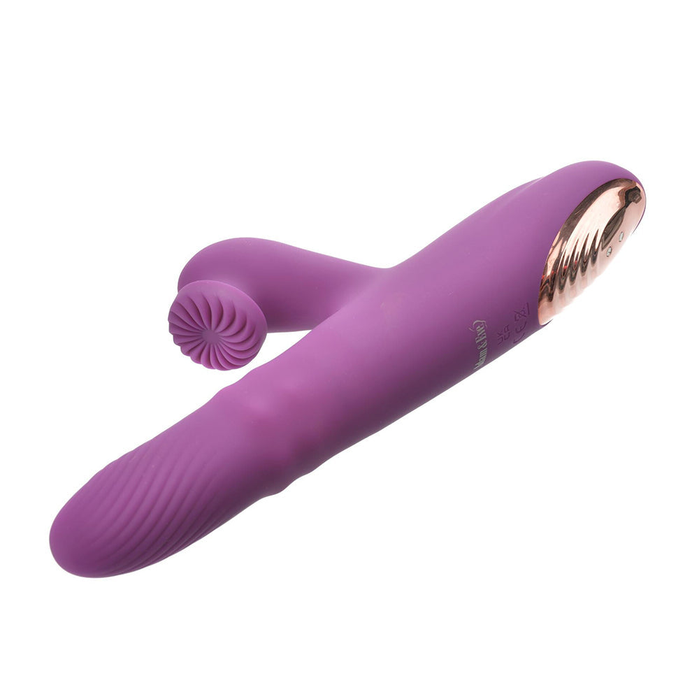 ADAM & EVE - ROSE GOLD REVOLVING RABBIT
