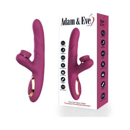 ADAM & EVE - ROSE GOLD TAPPIN'' RABBIT