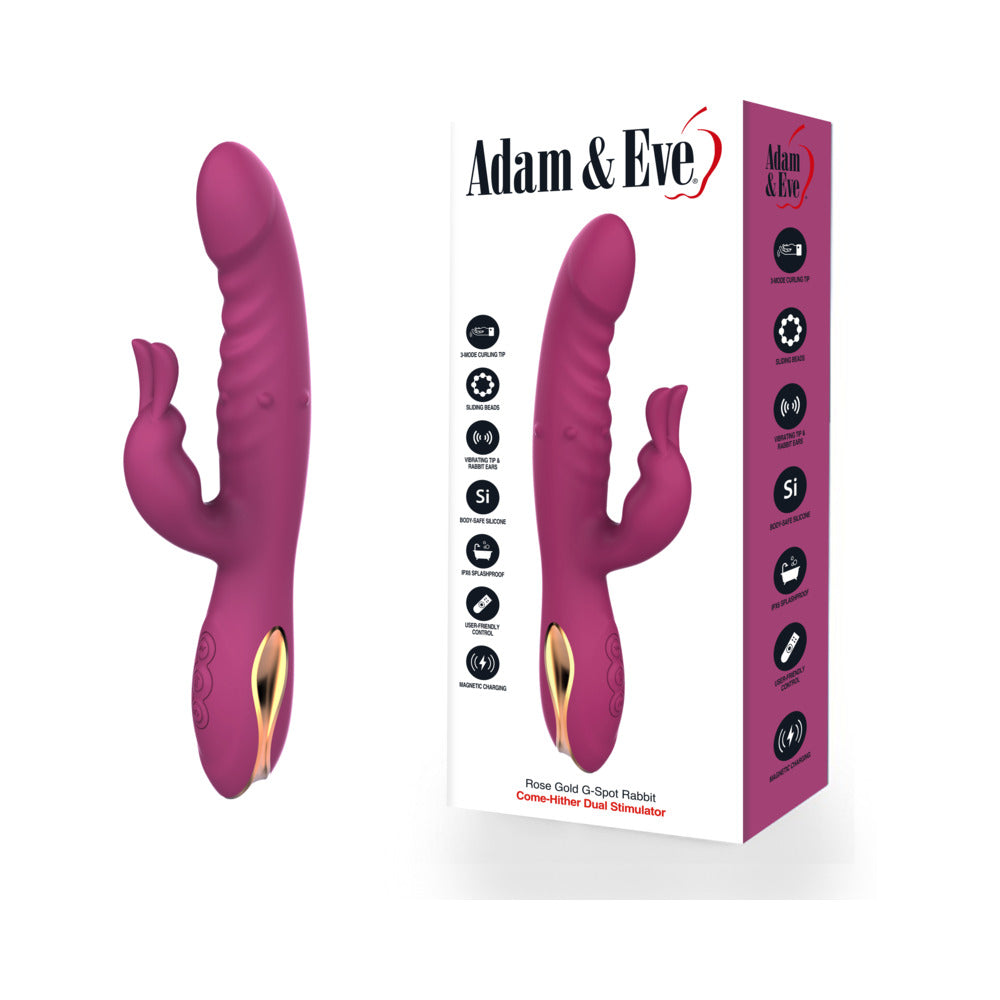 ADAM & EVE ROSE GOLD G-SPOT RABBIT