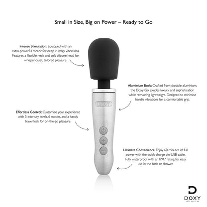 DOXY - GO TRAVEL SIZED WAND MASSAGER