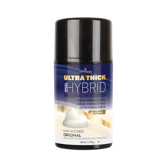 SENSUVA - HUMECTANTE PERSONAL HÍBRIDO ANAL ULTRAGRUESO FÓRMULA DE PH ALTO BOTELLA DE 1.7 OZ.