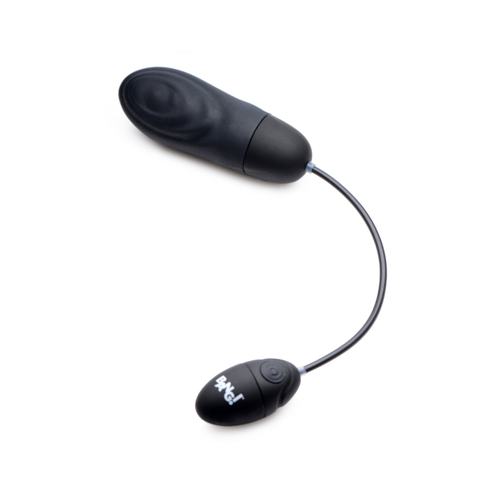 BANG! 7X PULSING RECHARGEABLE SILICONE BULLET BLACK