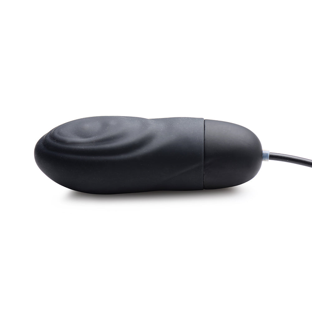 BANG! 7X PULSING RECHARGEABLE SILICONE BULLET BLACK