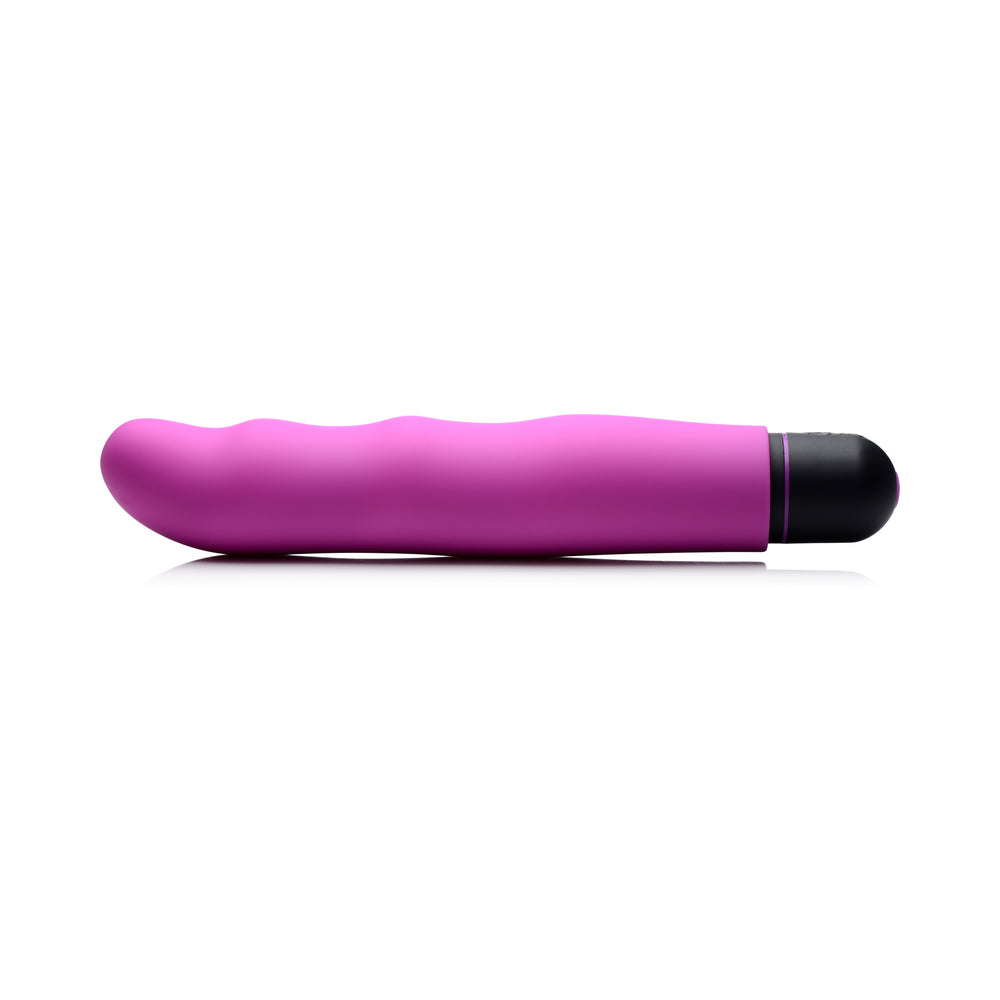 BANG! XL BULLET & WAVY SILICONE SLEEVE PURPLE