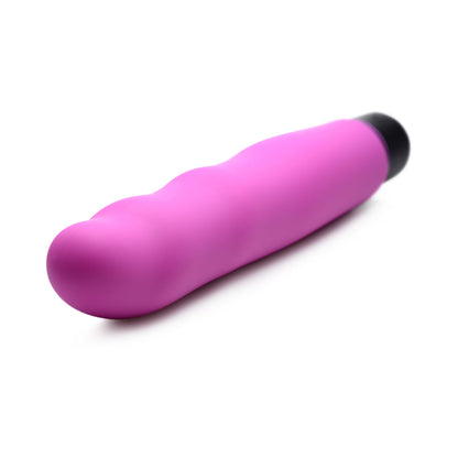 BANG! XL BULLET & WAVY SILICONE SLEEVE PURPLE