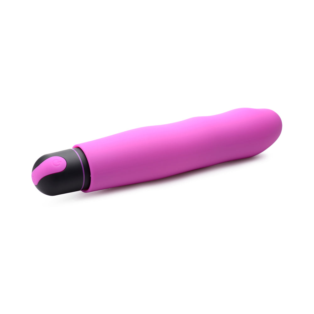 BANG! XL BULLET & WAVY SILICONE SLEEVE PURPLE