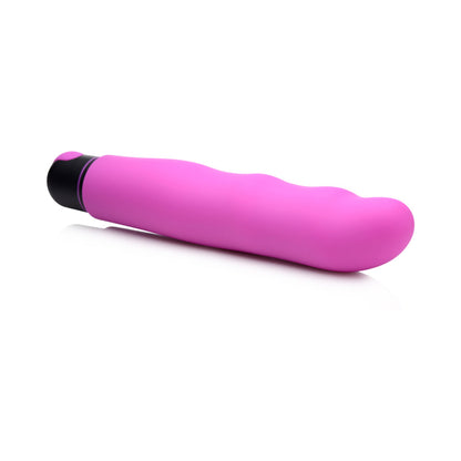 BANG! XL BULLET & WAVY SILICONE SLEEVE PURPLE