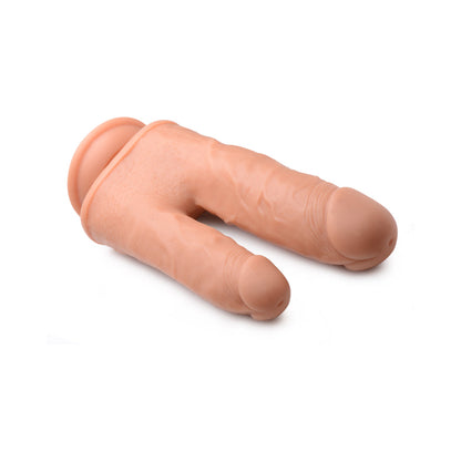 BIG SHOT DOUBLE SHOT 8 IN. VIBRATING & ROTATING DOUBLE DONG WITH REMOTE