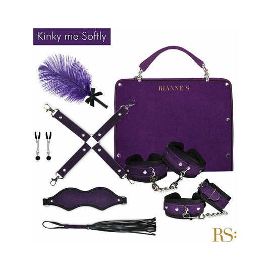 RIANNE S KINKY ME SOFTLY BONDAGE KIT PURPLE