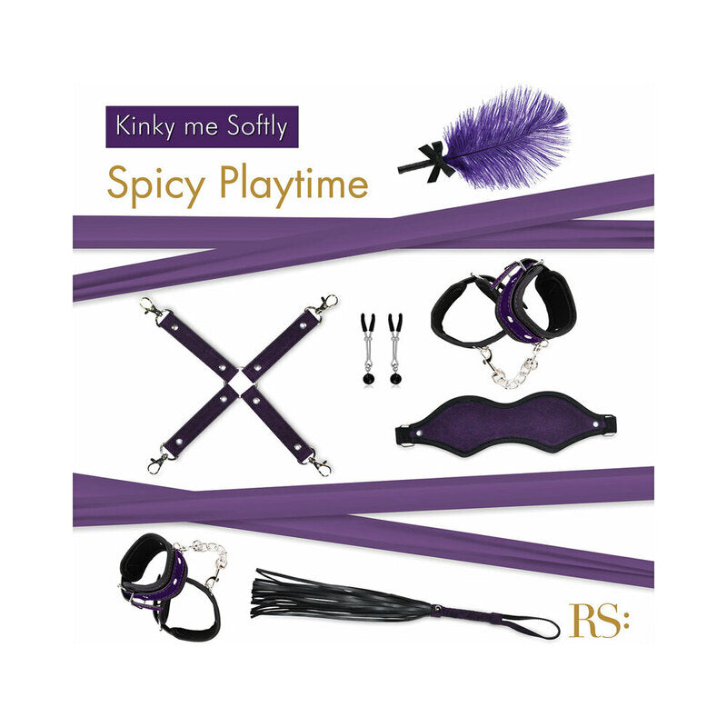 RIANNE S KINKY ME SOFTLY BONDAGE KIT PURPLE