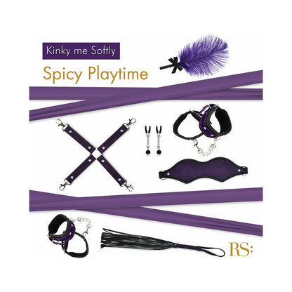 RIANNE S KINKY ME SOFTLY BONDAGE KIT PURPLE