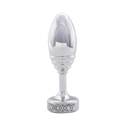DOXY RIBBED METAL BUTT PLUG