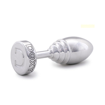 DOXY RIBBED METAL BUTT PLUG